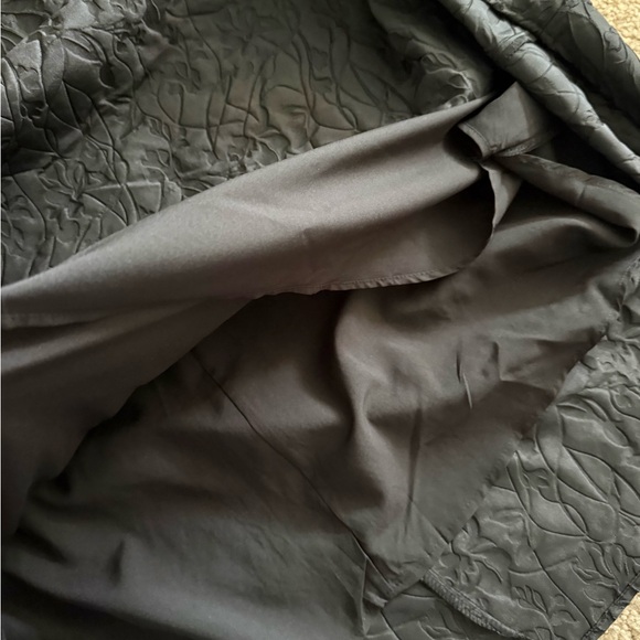 Böhme Black Textured Midi Dress Long Sleeve Twist Front Women’s size Small - Picture 7 of 13